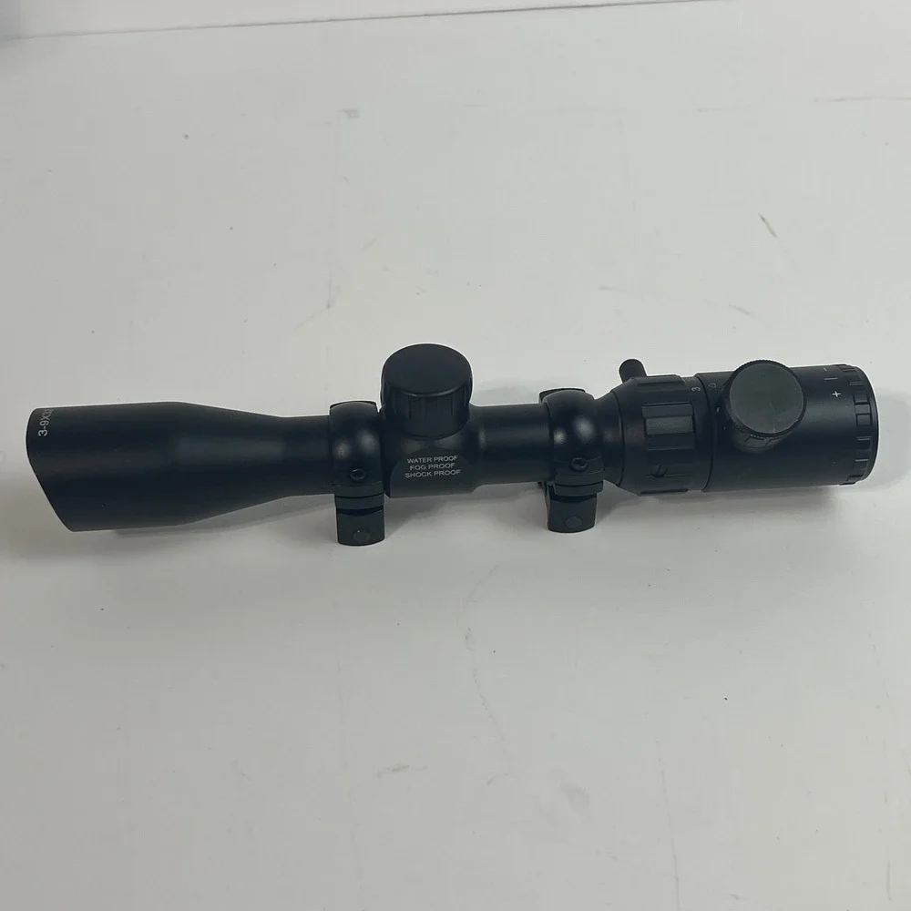 Monstrum 3-9x32 Rifle Scope Adjustable Zoom Black Waterproof Fogproof